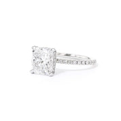 1.6mm Kayla Cushion Engagement Rings Princess Bride Diamonds