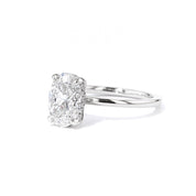 1.6mm Kayla Oval High Polish Engagement Rings Princess Bride Diamonds