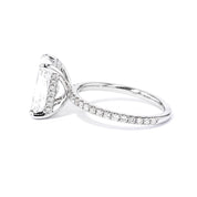 1.6mm Kayla Radiant Engagement Rings Princess Bride Diamonds