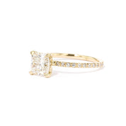 1.6mm Leah Cushion Engagement Rings Princess Bride Diamonds