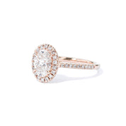 1.6mm Lynn Oval Engagement Rings Princess Bride Diamonds