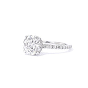1.6mm Michelle Round Engagement Rings Princess Bride Diamonds