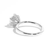 1.6mm Samantha Round High Polish Engagement Rings Princess Bride Diamonds