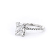 1.6mm Shelby Radiant Engagement Rings Princess Bride Diamonds