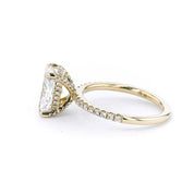 1.6mm Shelby Radiant Engagement Rings Princess Bride Diamonds