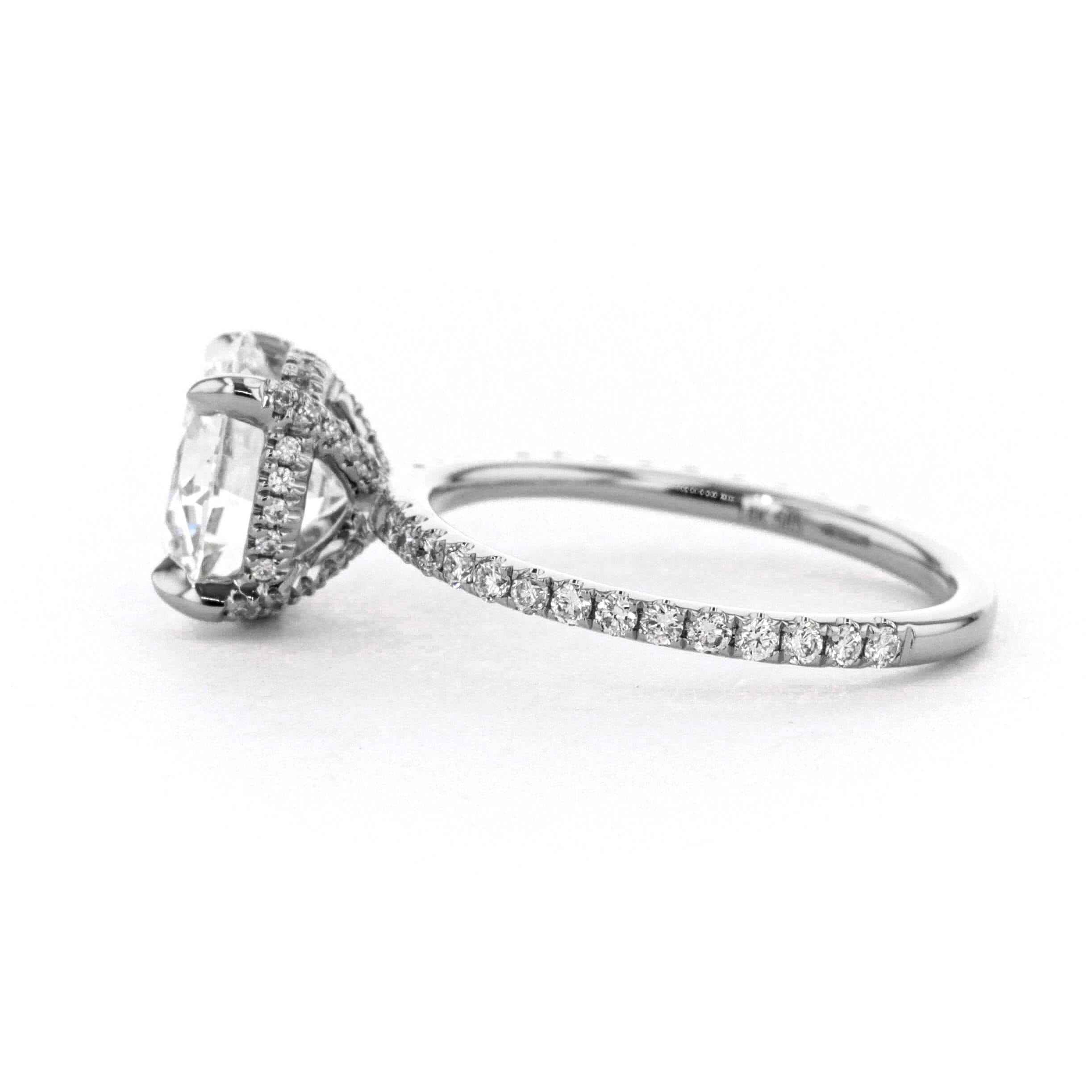1.6mm Shelby Round Engagement Rings Princess Bride Diamonds