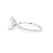 1.6mm Stephanie Radiant Engagement Rings Princess Bride Diamonds
