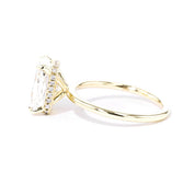 1.6mm Stephanie Radiant High Polish Engagement Rings Princess Bride Diamonds