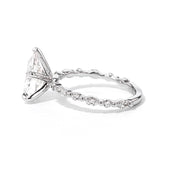 1.8mm Tori Pear Engagement Rings Princess Bride Diamonds
