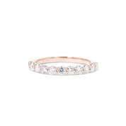 2.6mm Floating Diamond Ring Ring Princess Bride Diamonds 3 14K Rose Gold