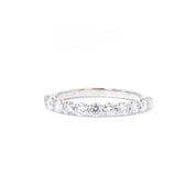 2.6mm Floating Diamond Ring Ring Princess Bride Diamonds 3 14K White Gold