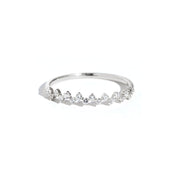 2.6mm Offset Round Diamond Ring Rings Princess Bride Diamonds