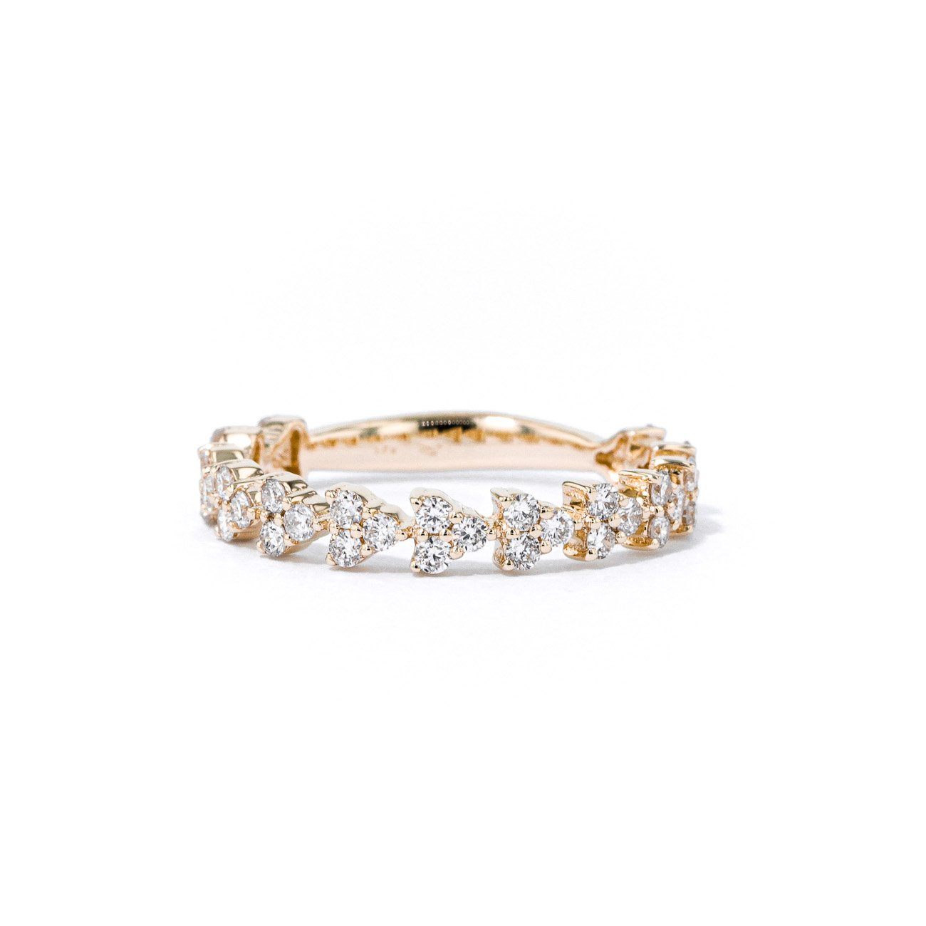 3.3mm Trio Diamond Ring Ring Princess Bride Diamonds