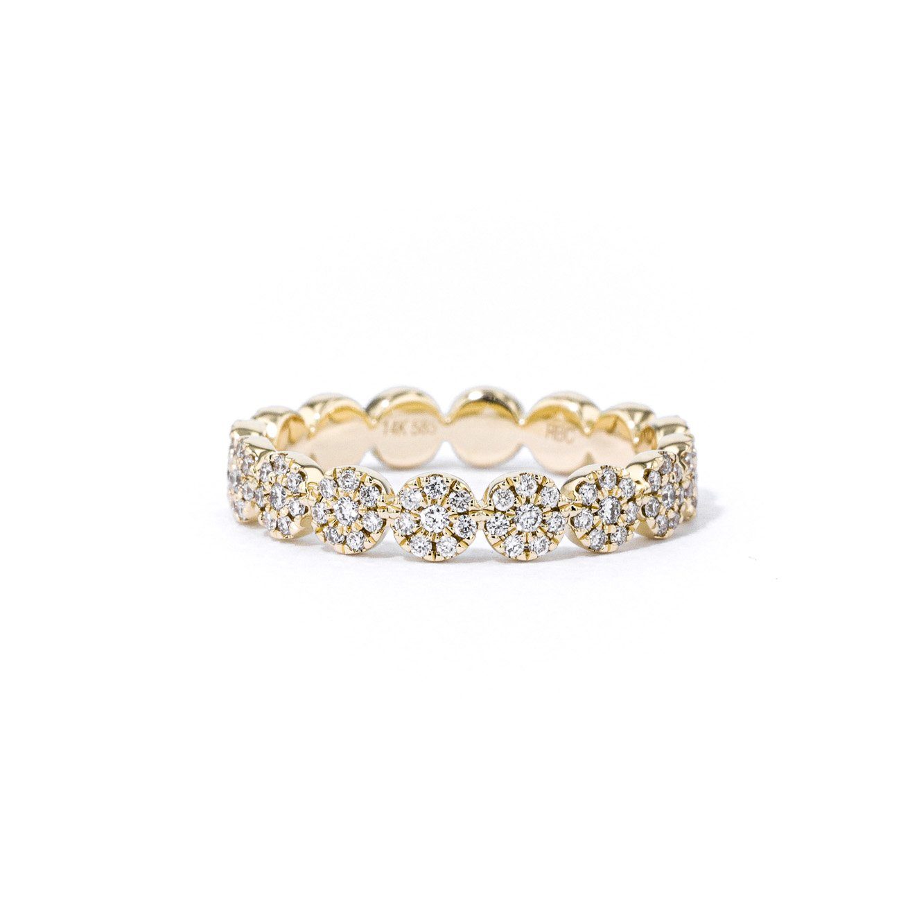 3.7mm Petite Alexis Halo Ring Ring Princess Bride Diamonds