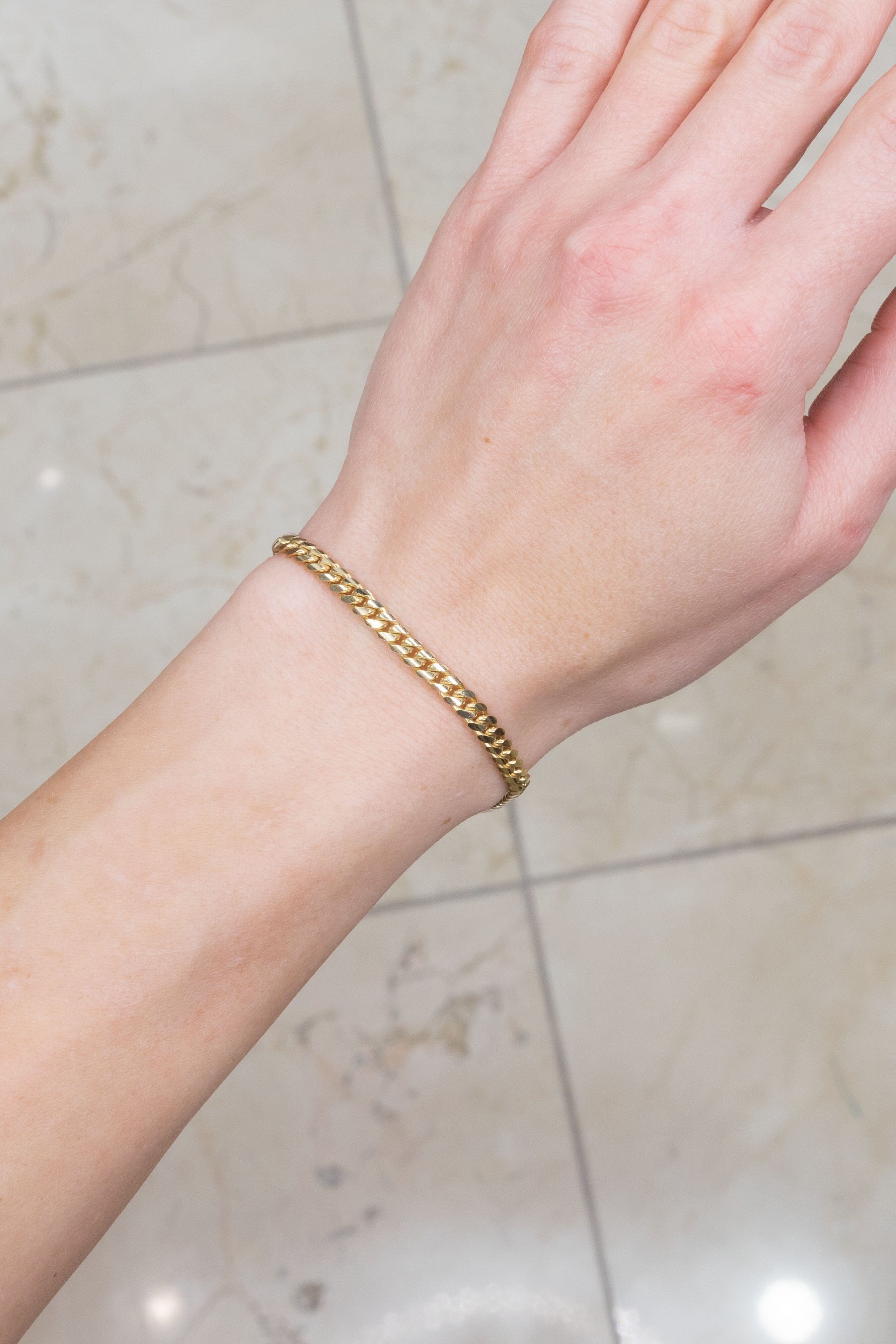 3.9mm Cuban Link Bracelet Bracelets Princess Bride Diamonds