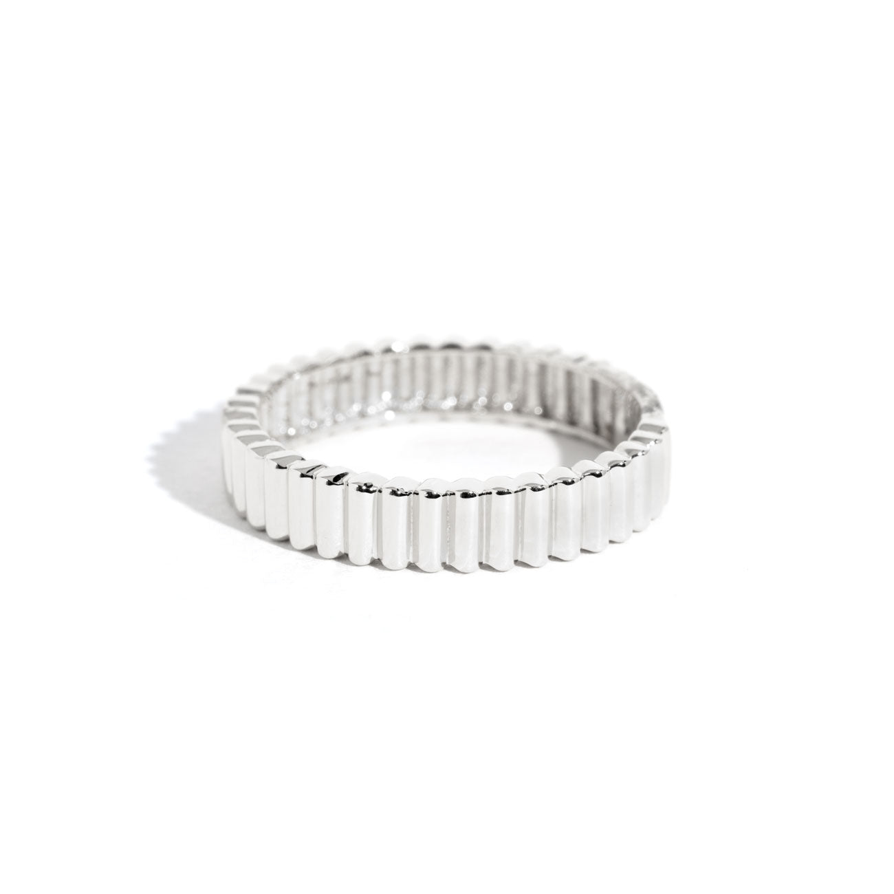 4.0mm Gold Bandolier Ring Rings Princess Bride Diamonds 3 14K White Gold