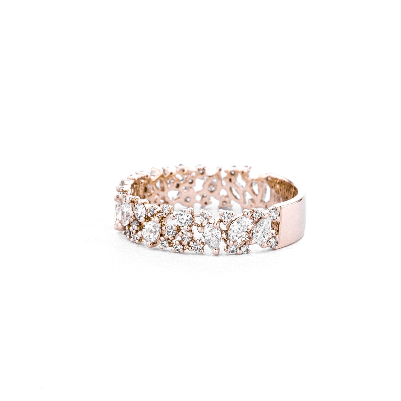 4.6mm Celena Band Rings Princess Bride Diamonds