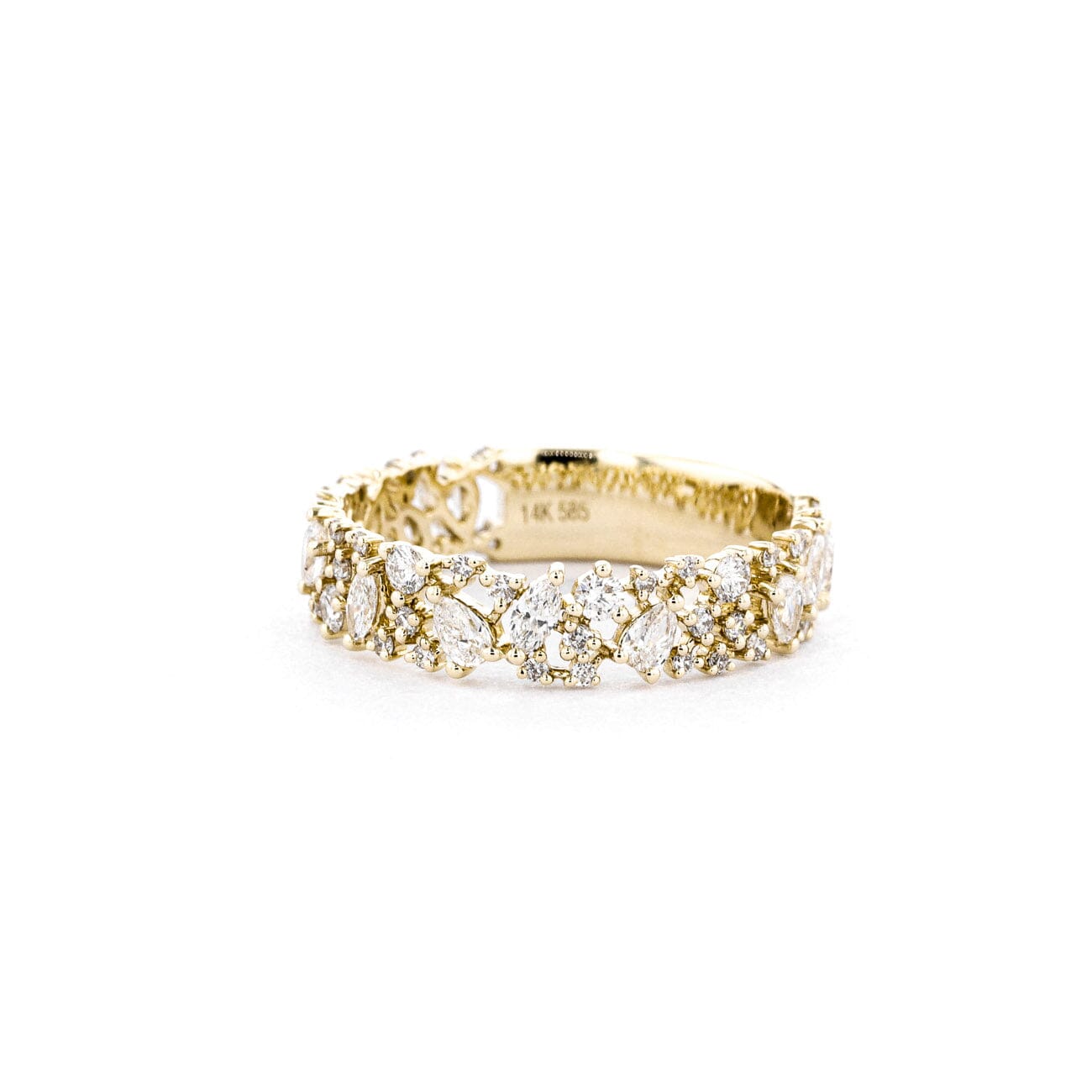 4.6mm Celena Band Rings Princess Bride Diamonds