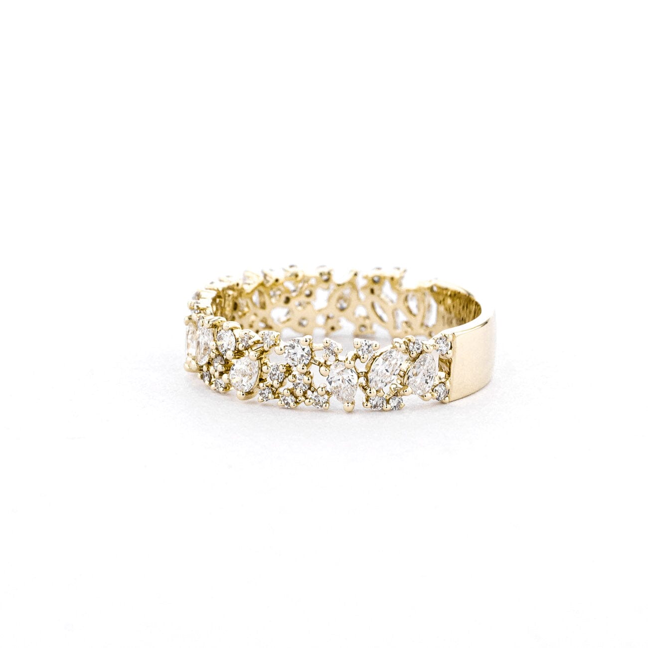 4.6mm Celena Band Rings Princess Bride Diamonds