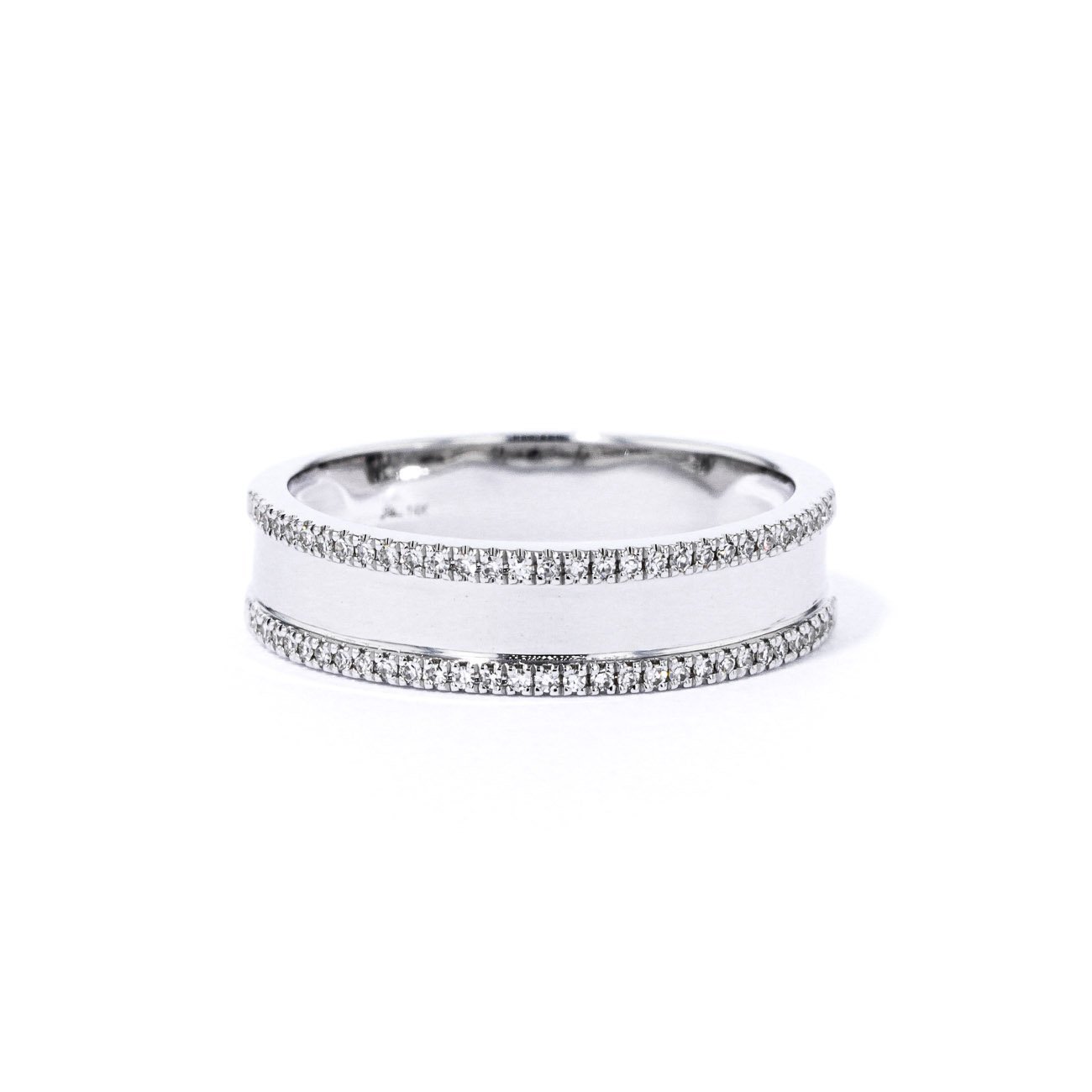 5.0mm Carter Plain Diamond Ring Ring Princess Bride Diamonds