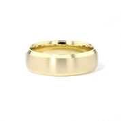 7.0mm Satin and Bevel Edge Band Rings Princess Bride Diamonds