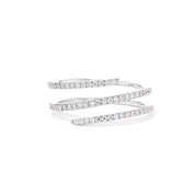 7.5mm Diamond Wrap Ring Ring Princess Bride Diamonds 3 14K White Gold