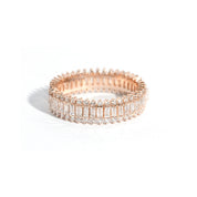 Bandolier Diamond Ring Rings Princess Bride Diamonds 3 14K Rose Gold