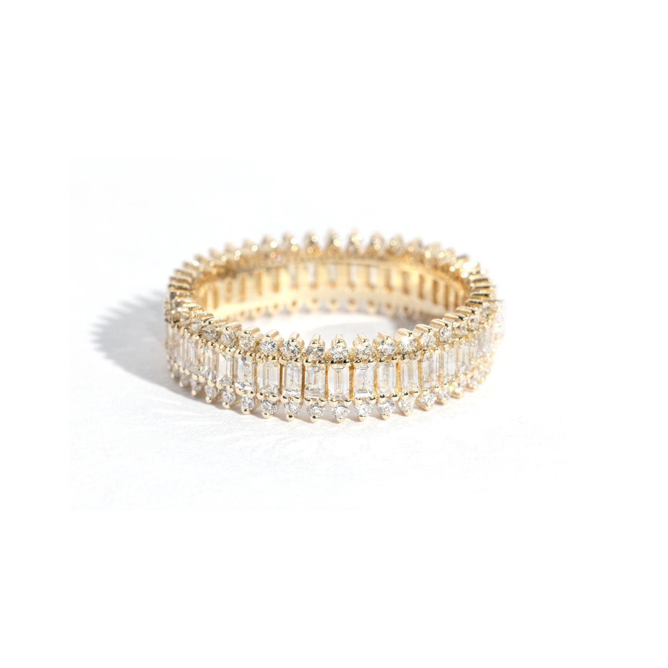 Bandolier Diamond Ring Rings Princess Bride Diamonds 3 14K Yellow Gold