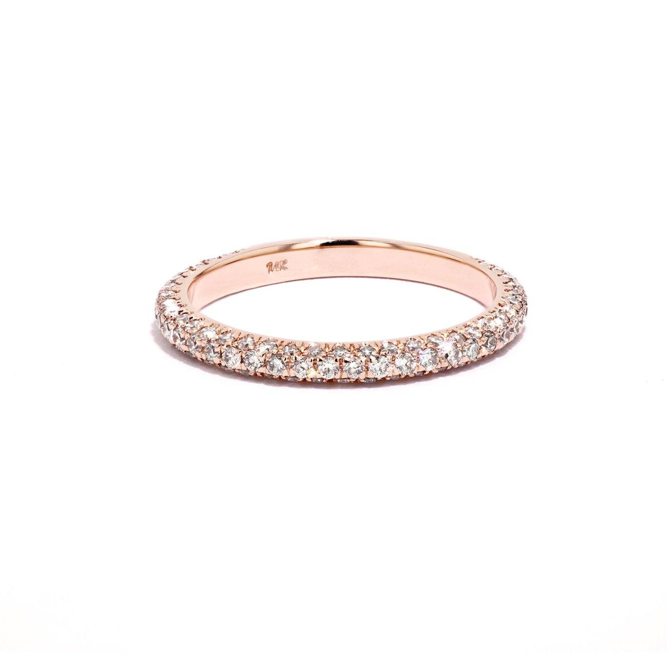 Christina Diamond Diamond Ring Ring Princess Bride Diamonds 3 14K Rose Gold