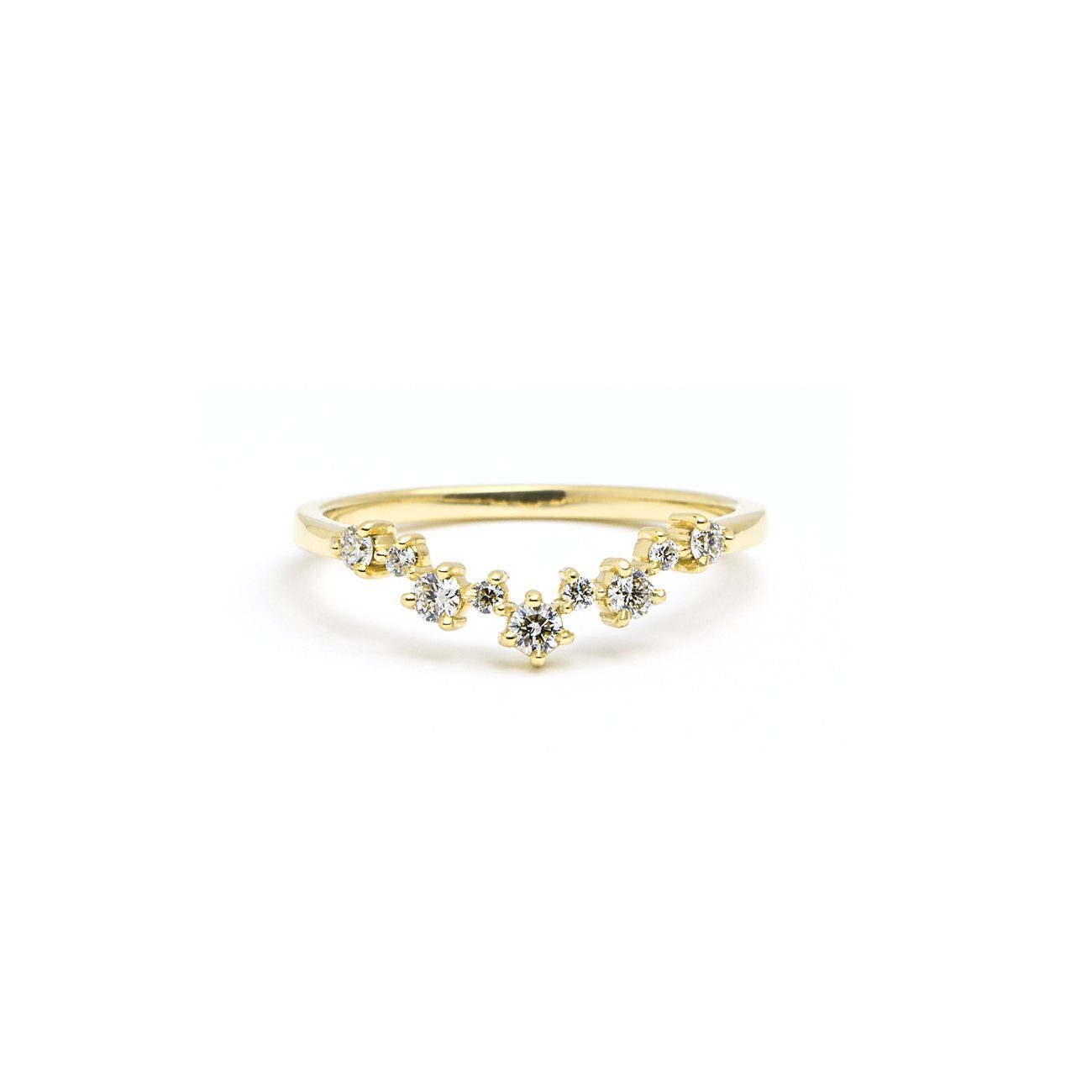 Constellation Diamond Ring Ring Princess Bride Diamonds 3 14K Yellow Gold