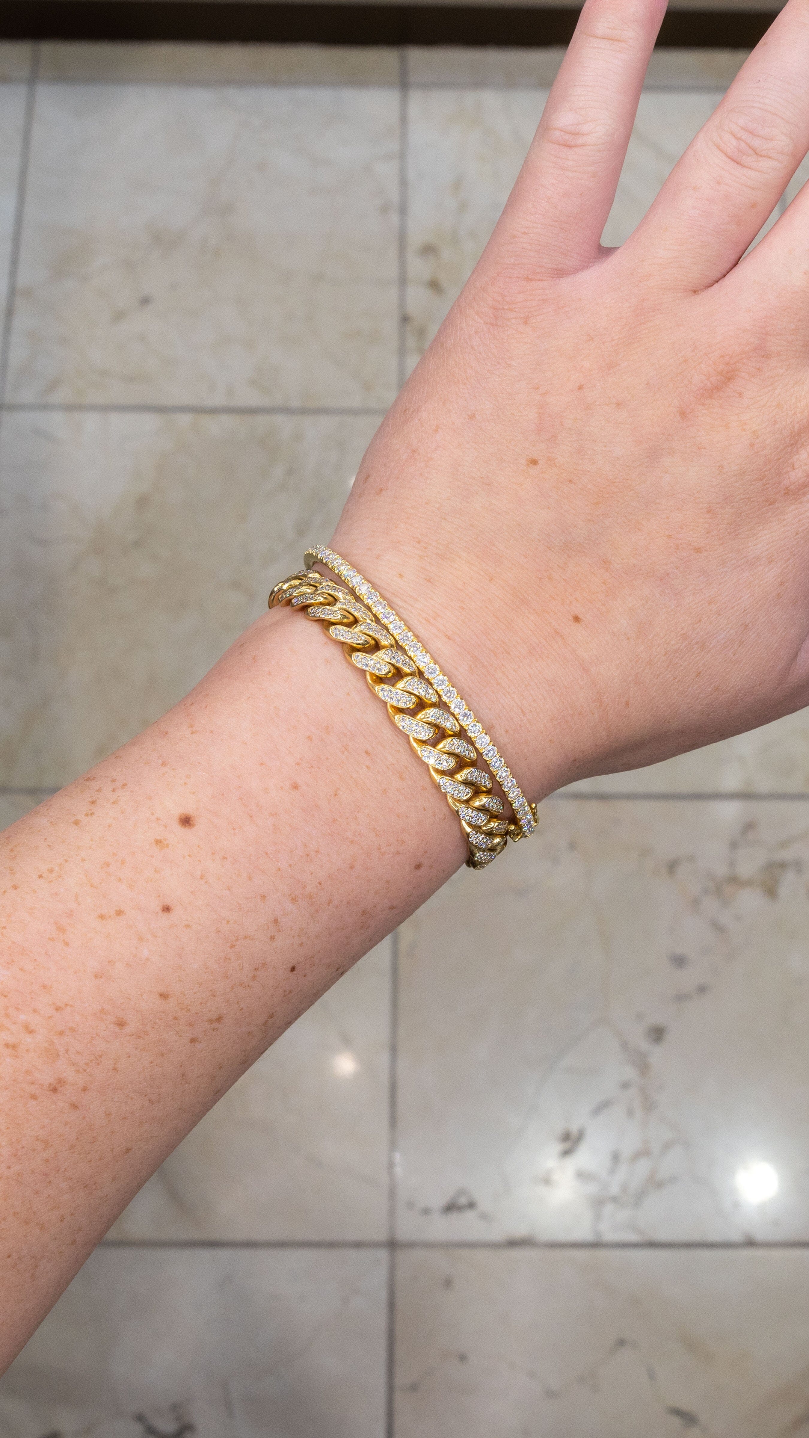 Diamond Cuban Bracelet Bracelets Princess Bride Diamonds