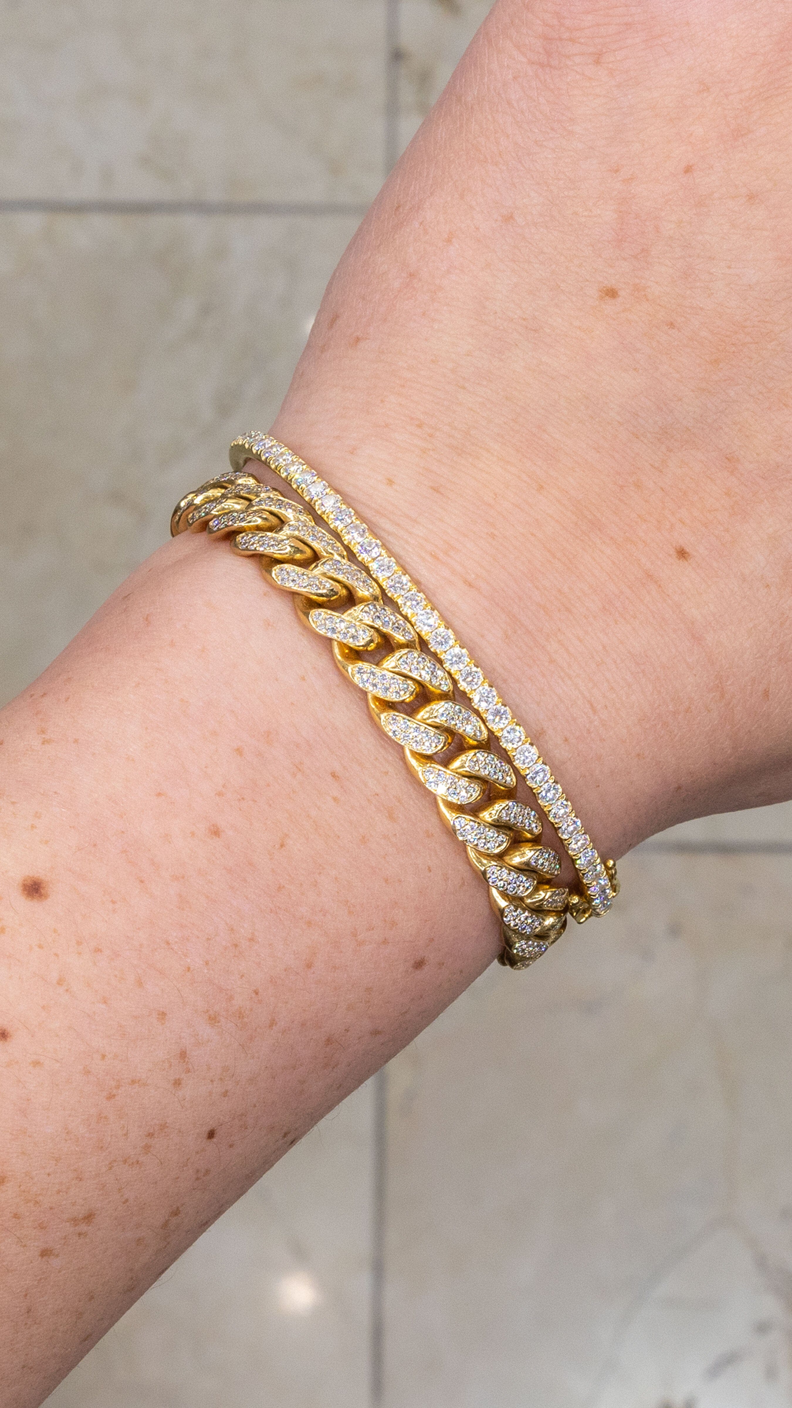 Diamond Cuban Bracelet Bracelets Princess Bride Diamonds
