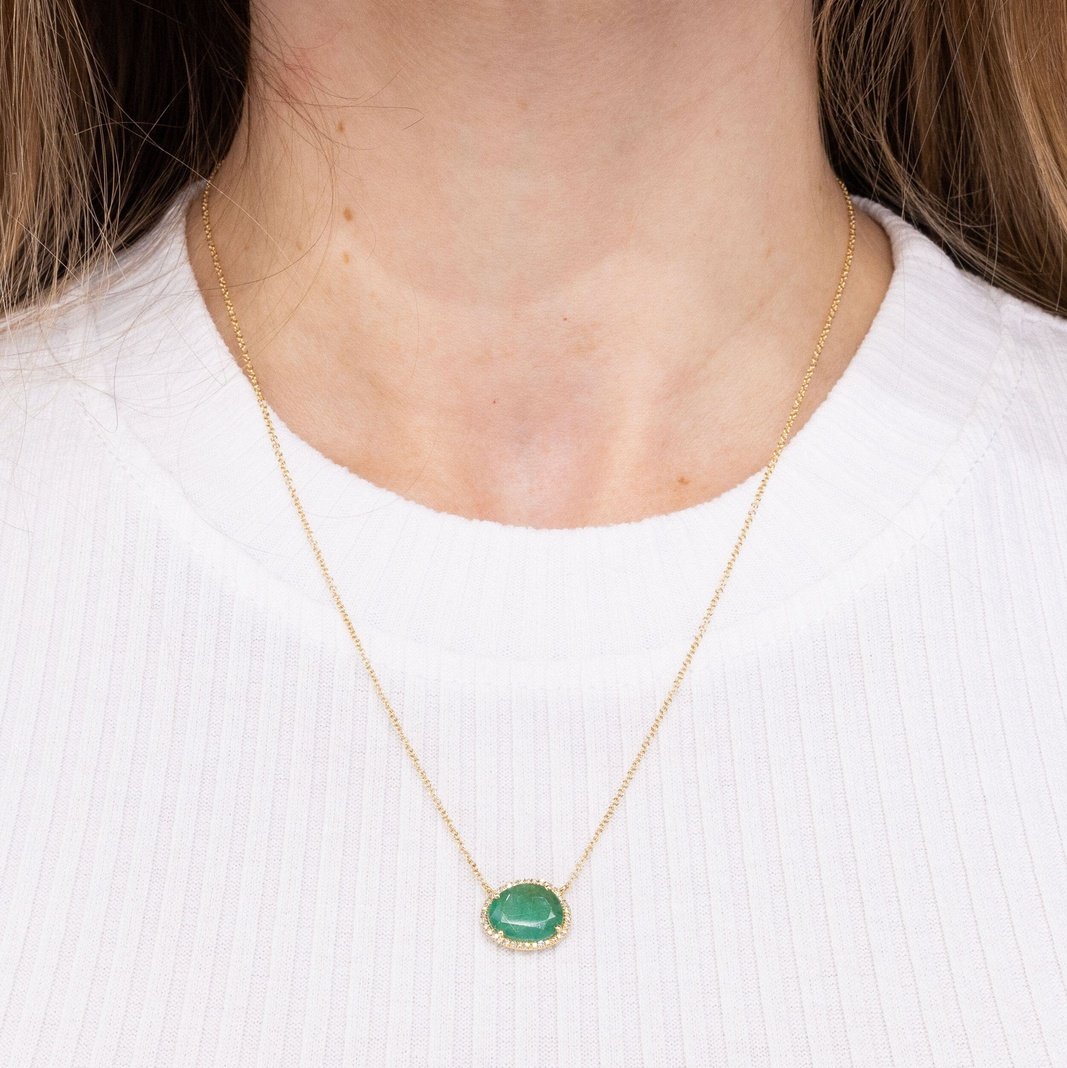 Diamond & Emerald Necklace Necklaces Princess Bride Diamonds