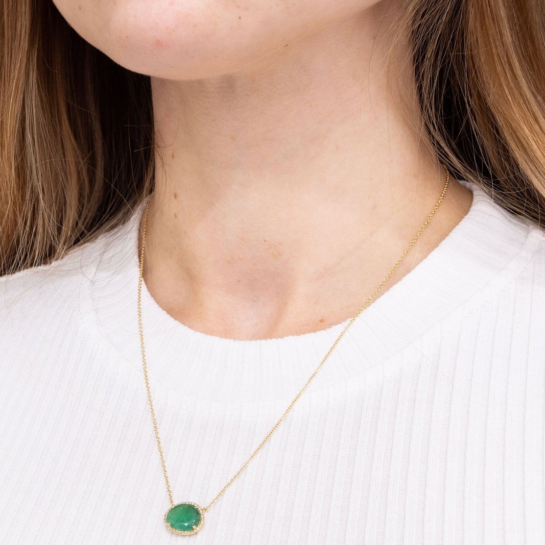 Diamond & Emerald Necklace Necklaces Princess Bride Diamonds