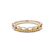 Diamond Lace Ring Ring Princess Bride Diamonds 3 14K Yellow Gold