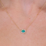 East West Opal Oval Necklace Necklaces Princess Bride Diamonds