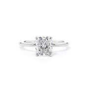 Kayla Cushion High Polish Engagement Rings Princess Bride Diamonds 3 14K White Gold