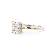 Kayla Cushion High Polish Engagement Rings Princess Bride Diamonds