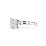 Kayla Cushion High Polish Engagement Rings Princess Bride Diamonds