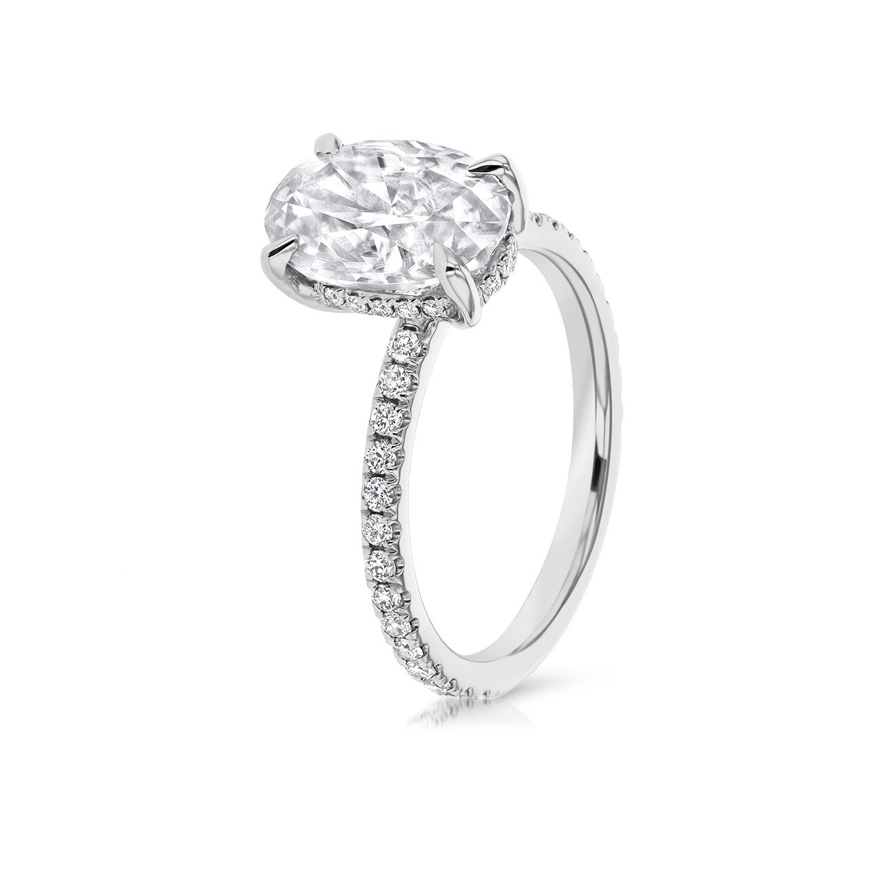Kayla Oval Engagement Rings Sarah Nicole