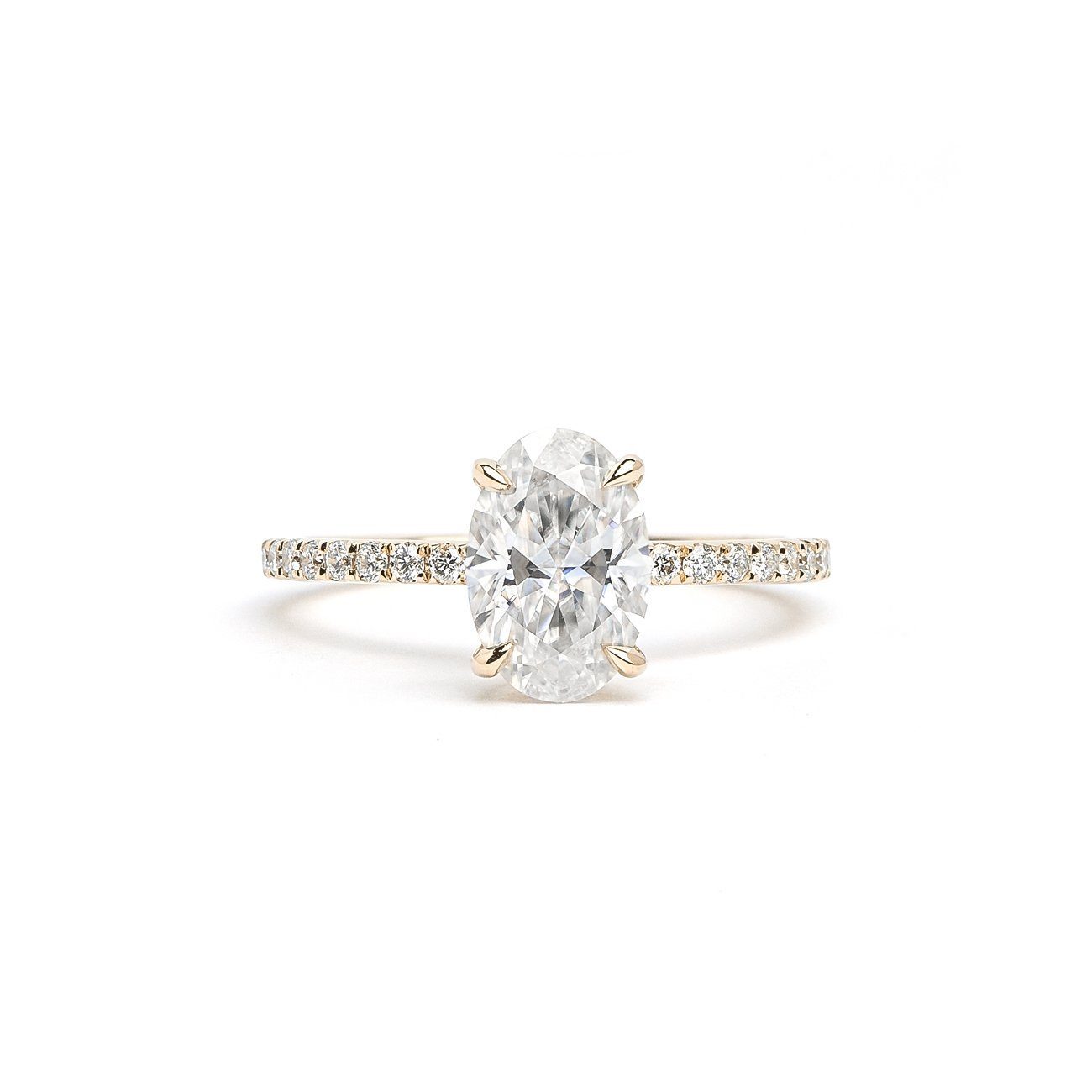 Leah Oval Engagement Rings Princess Bride Diamonds 3 14K Rose Gold