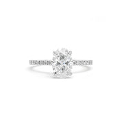 Leah Oval Engagement Rings Princess Bride Diamonds 3 14K White Gold