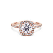 Lynn Cushion Engagement Rings Princess Bride Diamonds 3 14K Rose Gold