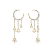 Moonstar Diamond Earrings 2.0 Fine Jewelry Earrings Princess Bride Diamonds