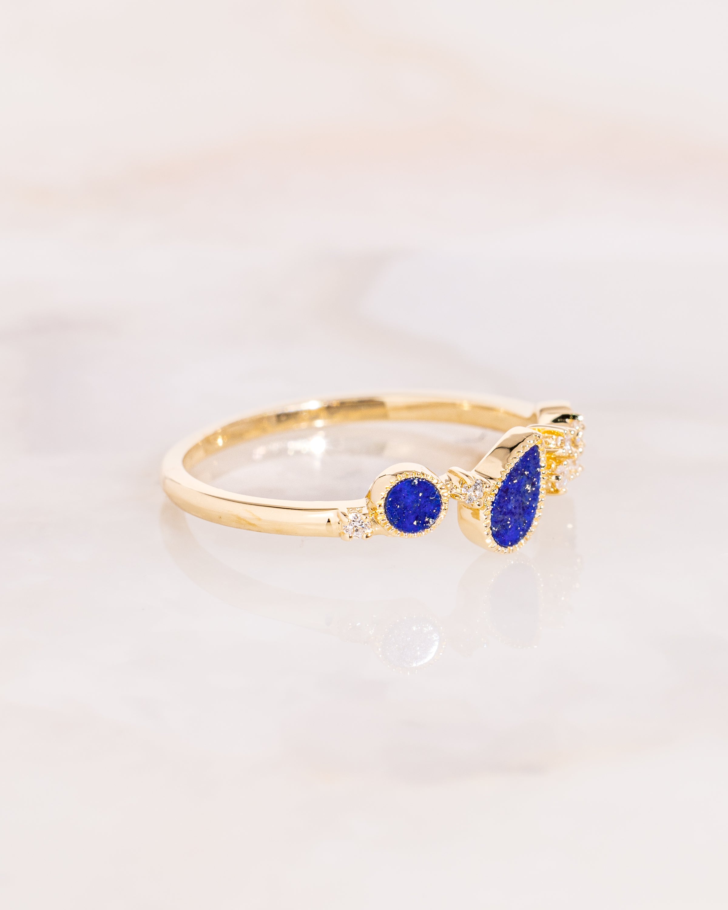 Nova Lapis Three-Stone Ring Engagement Rings Princess Bride Diamonds 