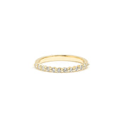 Petite Floating Diamond Ring Ring Princess Bride Diamonds 3 14K Yellow Gold