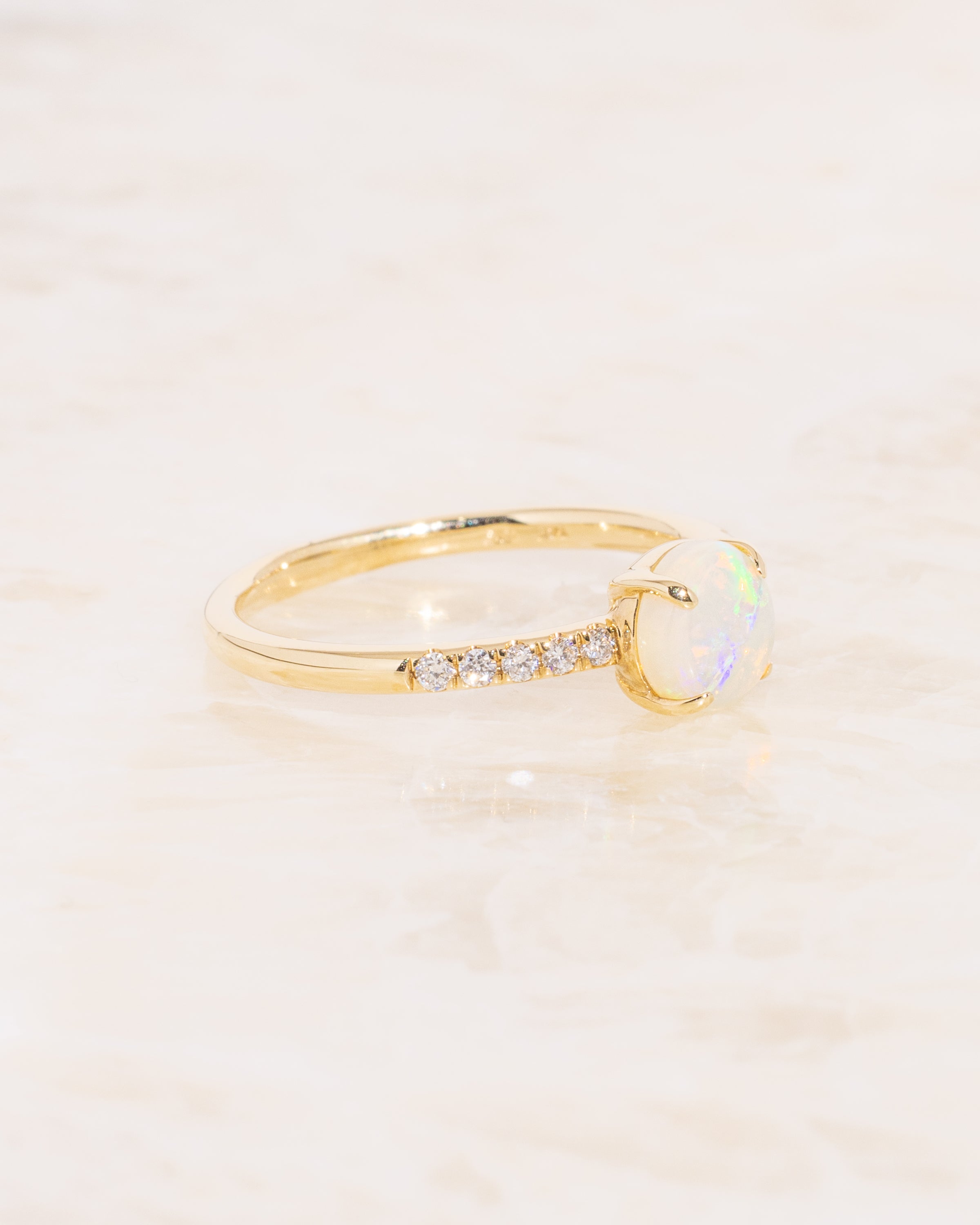 Round Ethiopian Jelly Opal Ring Rings Princess Bride Diamonds