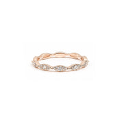Seamless Marquise Diamond Ring Ring Princess Bride Diamonds 3 14K Rose Gold