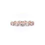Seamless Pear Diamond Ring Ring Princess Bride Diamonds 3 14K Rose Gold