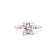Shelby Cushion 2.0 Engagement Rings Princess Bride Diamonds 3 14K Rose Gold